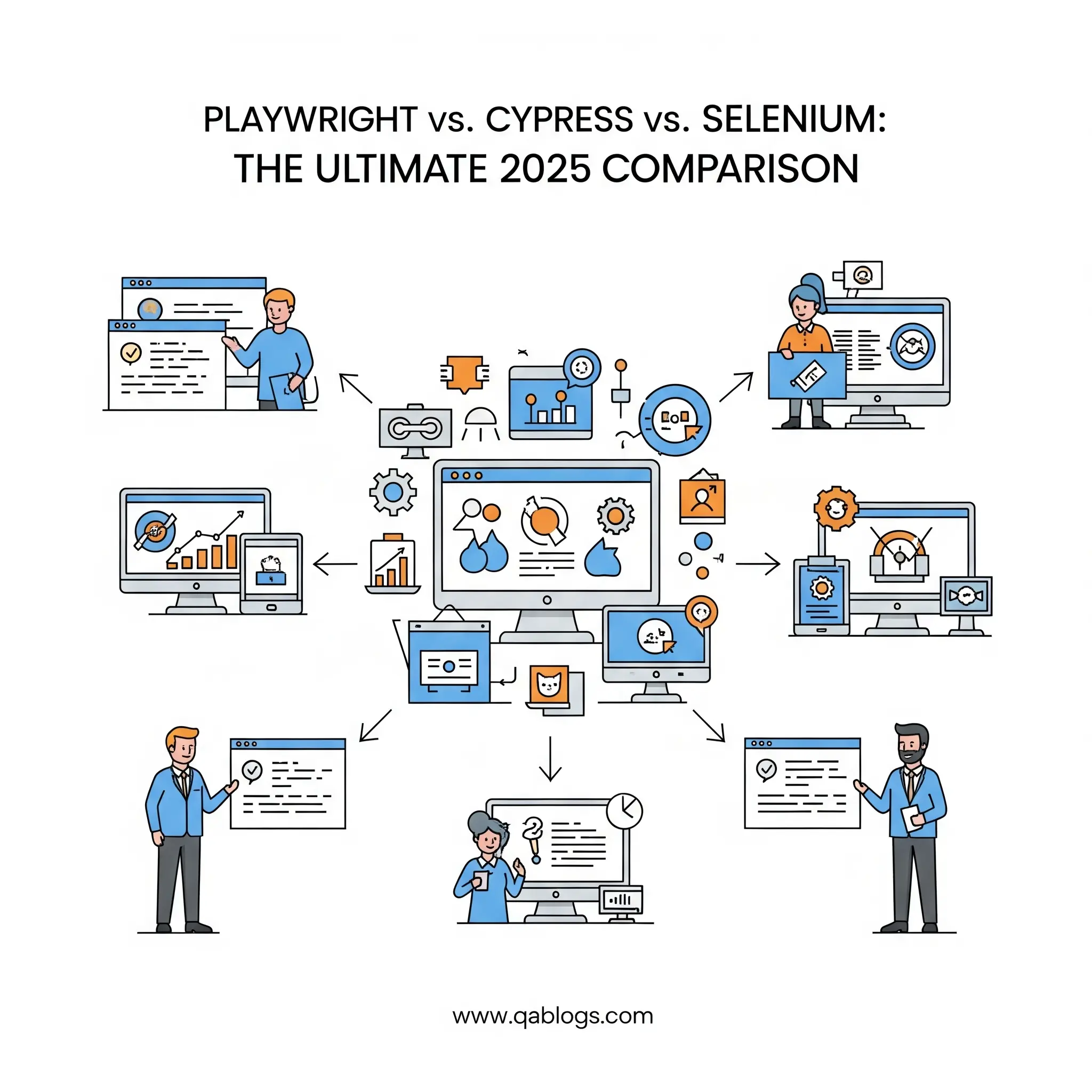 Playwright vs Cypress vs Selenium 2025 Comparison